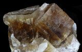 Cubic, Honey-Brown Fluorite - White Rock Quarry, Ohio #34305-2